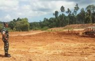Dandim 0319 Mentawai Tinjau Pembangunan Lokasi Jogging Track