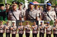 Kapolres Mentawai Pimpin Sertijab Wakapolres dan Tiga Kasat