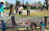 Koramil 03 Sipora Galakkan Kegiatan Jumat Bersih Bersama Masyarakat