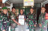 Pemilik Wisma Masabuk Indah Terima Penghargaan Dari Kodim 0319 Mentawai
