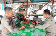 Perkuat Silahturahmi, Babinramil 03 Sipora Komsos Dengan Anggota Satpol PP
