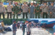 Pengamanan Arus Mudik, Babinramil 02 Muara Siberut Berikan Rasa Aman Kepada Masyarakat