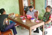 Dampingi Program Desa, Babinramil 03 Sipora Komsos Dengan Ketua BPD Bukit Pamewa