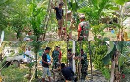 Bantu Kesulitan Warga, Babinramil 03 Sipora Dampingi Pengeboran Air Bersih