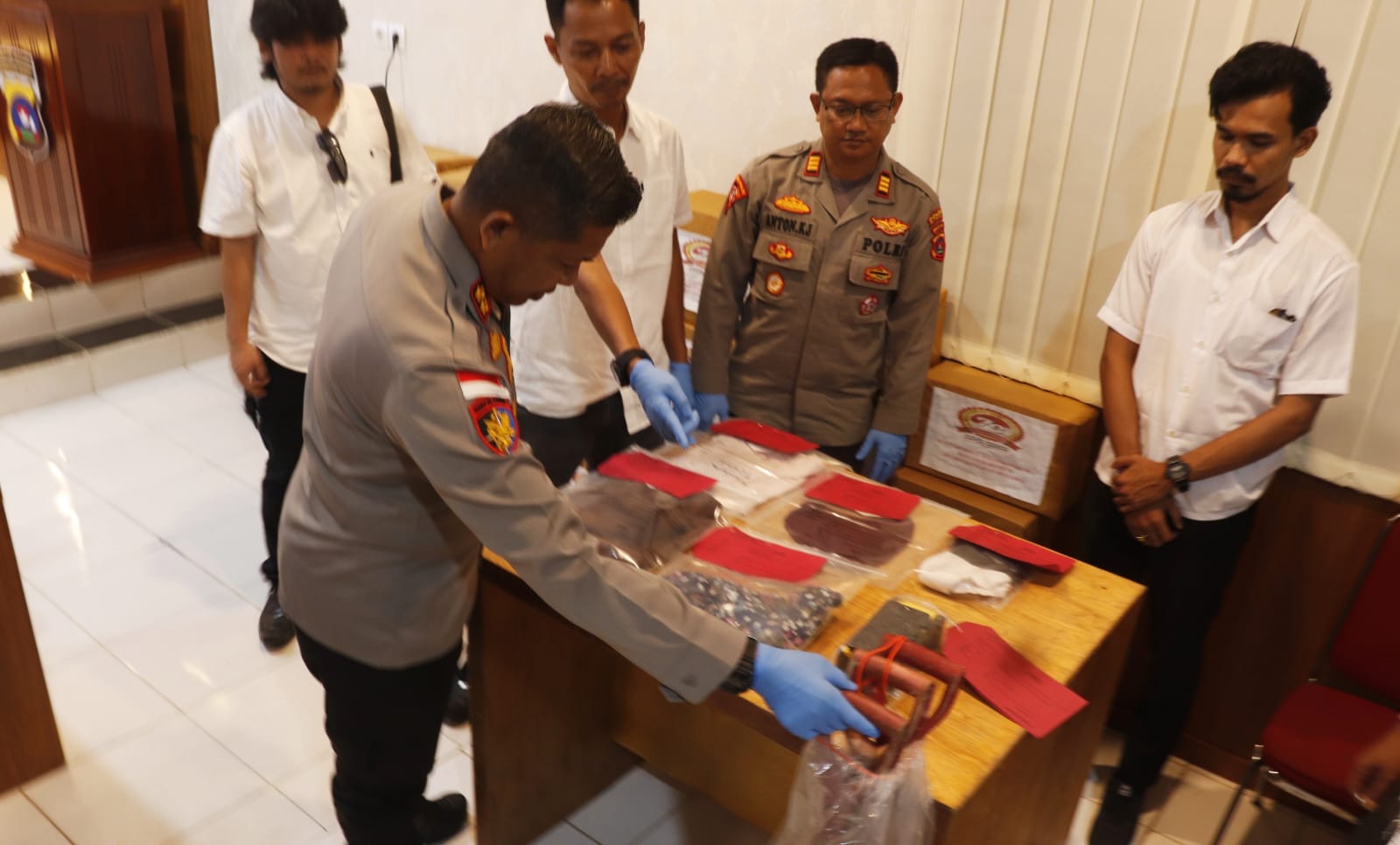 Press Release Polres Mentawai Berhasil Ungkap 32 Kasus Dari Januari-Juni 2024