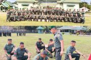 Dandim 0319 Mentawai Pimpin Korps Raport Personel Baru Masuk dan Pindah Satuan