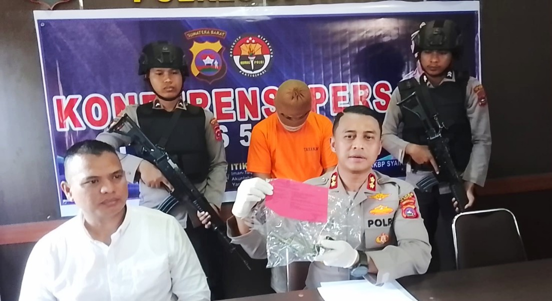 Polres 50 Kota Berhasil Ringkus Perampok Sadis Pembunuh Pedagang Emas Keliling di Kecamatan IX