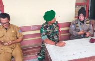 Jalin Komunikasi, Babinramil 04 Sikakap Komsos Dengan Aparatur Kecamatan