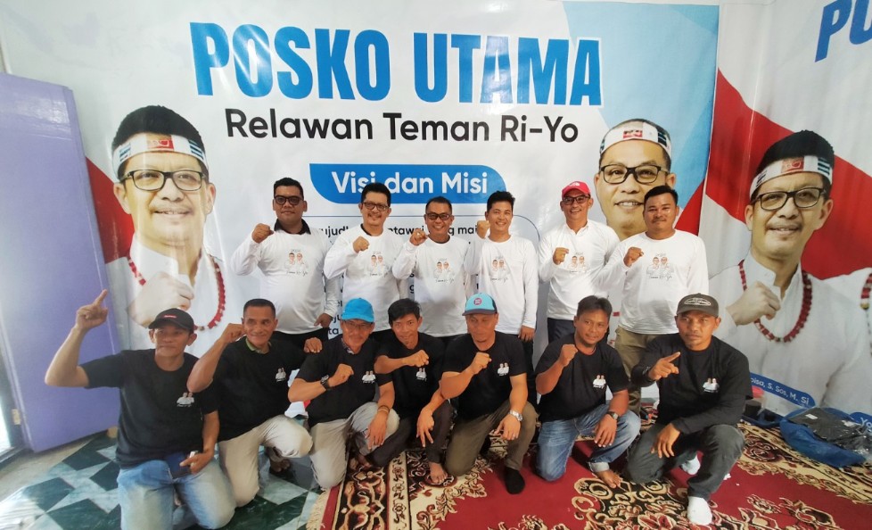 Paslon Rijel-Yosep Bersama Relawan Teman RI-YO Siap Berjuang Rebut Peluang di Pilkada