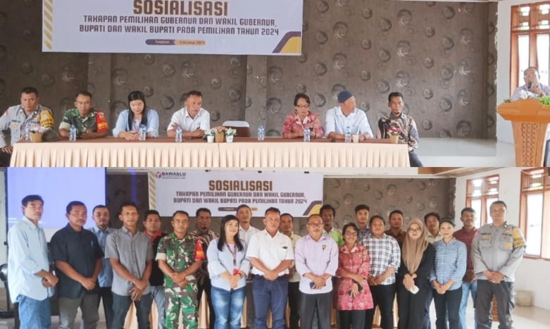 Babinramil 03/Sipora Hadiri Sosialisasi Pengawasan Tahapan Pilkada 2024