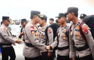 Jelang Pemungutan Suara, Polres Mentawai Gelar Apel Pergeseran Pasukan 
