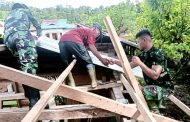 Satgas TMMD Ke-123 Tahun 2025 Rehab Rumah Warga di Desa Goiso'oinan 