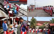 Sasar Area Dermaga dan Kawasan Pantai Jati, Polres Mentawai Lakukan Aksi Bersih