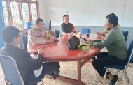 Peduli Wilayah, Babinramil 03 Sioban Ajak Aparatur Desa Jaga Kamtibmas 