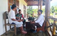 Jalin Komunikasi Dengan Staf Camat, Ini Pembahasan Babinramil 02 Muara Siberut