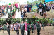 Dandim 0319 Mentawai Hadiri Pemakaman Militer Praka Raljusman Sababalat di Desa Mara