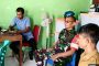 Sambangi Pekerja Tokoh, Babinrmail 02 Muara Siberut Berikan Motivasi 