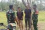 Bahas Persiapan Turnamen, Babinramil 01 Sikabaluan Sharing Dengan Guru Olahraga SMAN 1 Siberut Utara