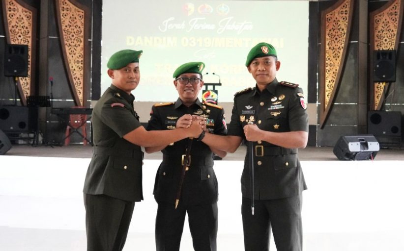 Pimpin Sertijab Dandim 0319 Mentawai, Ini Pesan Danrem 032 Wbr