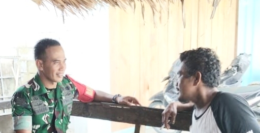 Motivasi Pekerja Supir, Ini Wejangan Disampaikan Babinramil 02 Muara 