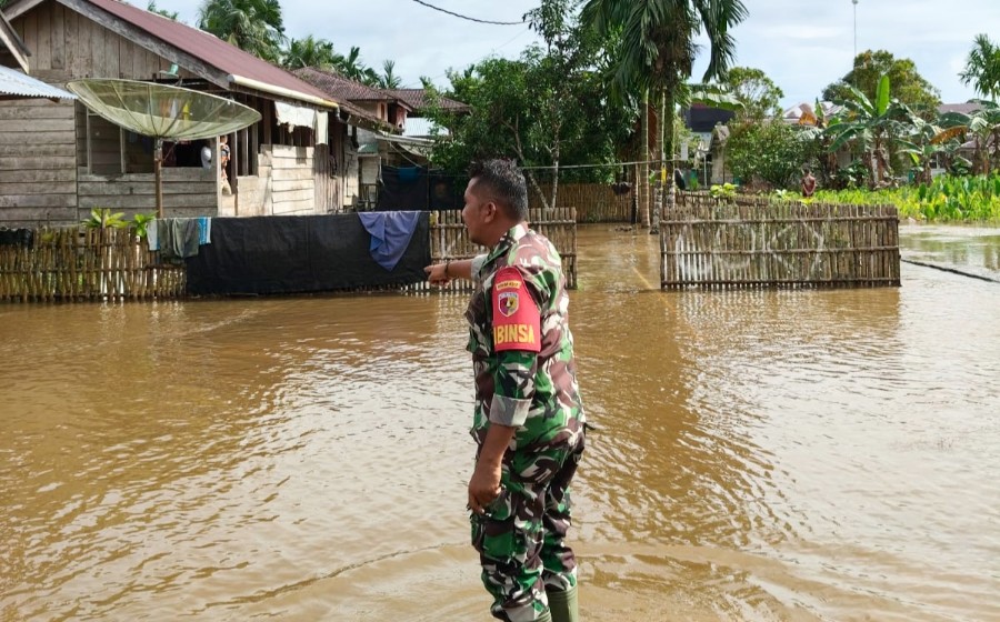 Babinrmail 01 Sikabaluan Monitoring Wilayah Terendam Banjir di Monganpoula