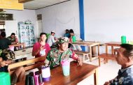 Sharing Dengan Anggota Dishub Pokai, Ini Pembahasan Babinramil 01 Sikabaluan 