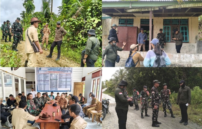 Bupati Rinto Bersama Dandim Tinjau Lokasi Pelaksanaan TMMD ke-128 di Duo Lokasi 