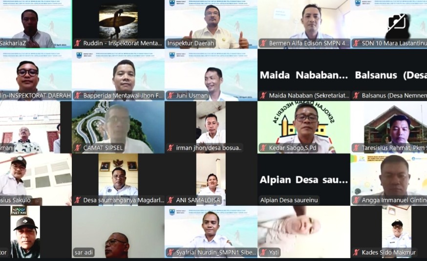 Perkuat Pengawasan dan Akuntabilitas Keuangan Daerah, Inspektorat Mentawai Gelar Rakorwasda