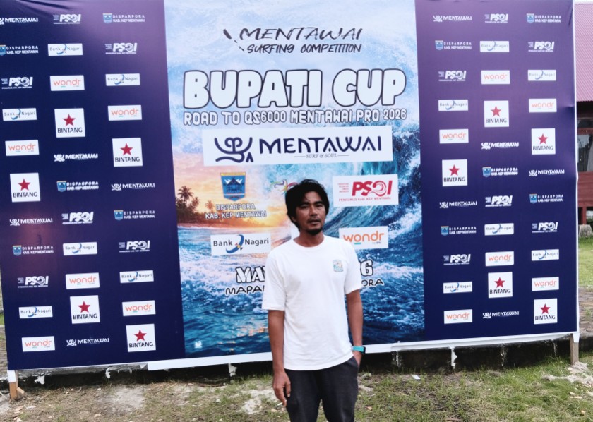 Surfing Bupati Cup, Ketua PSOI Mentawai Siap Antarkan Atlet Menuju Word Surf League