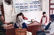 Bangun Komunikasi, Sekdes Goiso'oinan Sambut Kehadiran Babinsa 