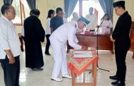 Penjabat Kades Goiso'oinan Resmi di Lantik, Ini Harapan Bupati Mentawai