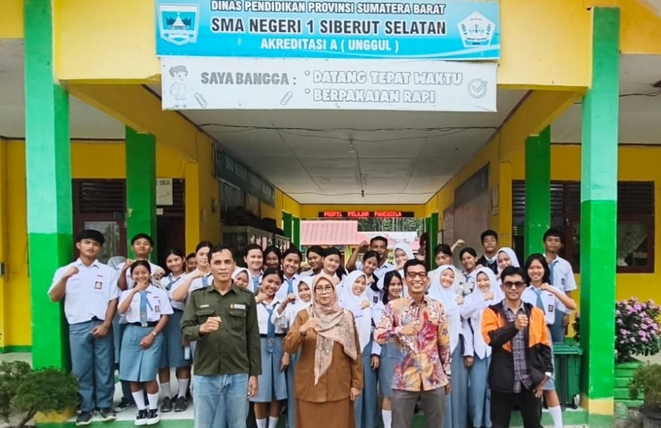 Bawaslu Mentawai Dorong Pelajar SMAN 1 Siberut Selatan Menjadi Pengawas Partisipatif