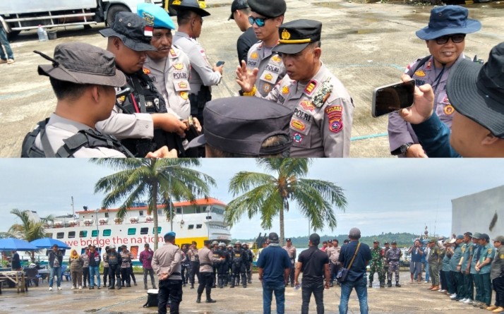Kabag Ops Polres Mentawai : Pengamanan Eksekusi Lahan dilakukan Secara Humanis 