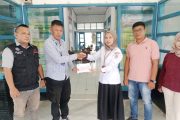 Peduli Kesehatan, Bantuan Dari Gianfranco WNA Italia di Terima Kapus Bosua  