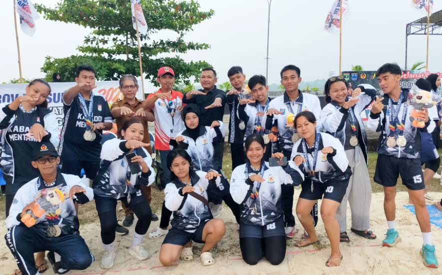 Perdana, Atlet Kabaddi Mentawai Mampu Sabet  3 Medali Perak dan 2 Perunggu