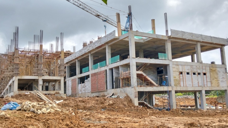 Terus Pacu Progres Pembangunan RSUD Mentawai, PT Sinar Cerah Sempurna Tambah Jumlah Pekerja