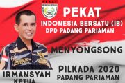 Tokoh Muda Berprestasi Irmansyah Ketua Pekat IB Siap Menyongsong Pilkada Padang Pariaman 2020