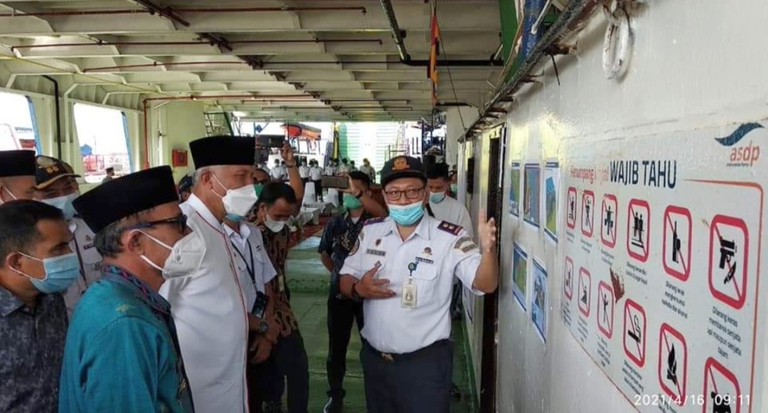 KMP Tanjung Burang di Launching, Mahyeldi : Konektivitas Ke Mentawai Bakal Lancar