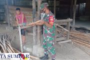 Miliki Kualitas Bagus, Babinsa Sikakap Inovasi Pengepul Manau di Dusun Mabolak