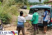 Kelurahan Koto Panjang Bersama Warga Antarkan Bantuan Korban Gempa Ke Pasaman