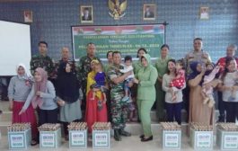 Satgas TMMD ke-116 Gelar Sosialisasi Pencegahan Stunting