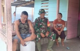 Keakraban Terus Terjalin Antara Satgas TMMD Dengan Orang Tua Asuh