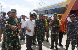 Kunjungan Katim Wasev Mabesad di Sambut Unsur Forkopimda Mentawai