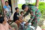 Timkes Satgas TMMD Ke-116 Aktif Berkeliling Berikan Pengobatan Gratis Kepada Masyarakat
