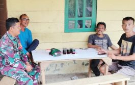 Monitoring Wilayah, Babiranmil 04/Sikakap Sambangi Tokoh Agama di Dusun Manganjo