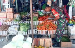 Monitor Harga Sembako, Babinramil 03 Sipora Turun ke Sejumlah Warung