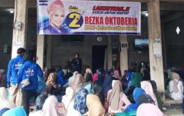 Silaturahmi Rezka Oktoberia di Nagari Koto Tangah Batuampa di Hadiri  Ratusan Milenial dan Emak-Emak 