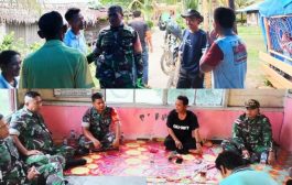 Danramil 04 Sikakap Bersama Danpos Satgas Pulau Terluar Monitor Wilayah Desa Betu Monga