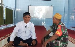 Komsos Dengan Toga, Babinramil 01 Sikabaluan Bahas Ramadhan