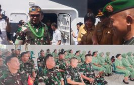 Kedua Kali Kunjungi Bumi Sikerei, Brigjen TNI Rayen Obersyl Pamit Kepada Seluruh Prajurit Kodim 0319/Mentawai